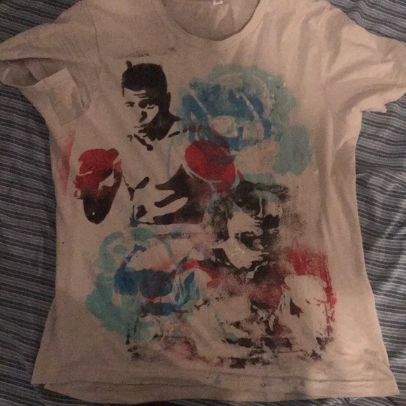 M. Ali X M.Monroe S.M.O.K.E stencil tee - Picture 2 of 2